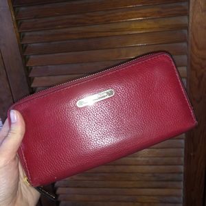 Red Michael Kors Wallet